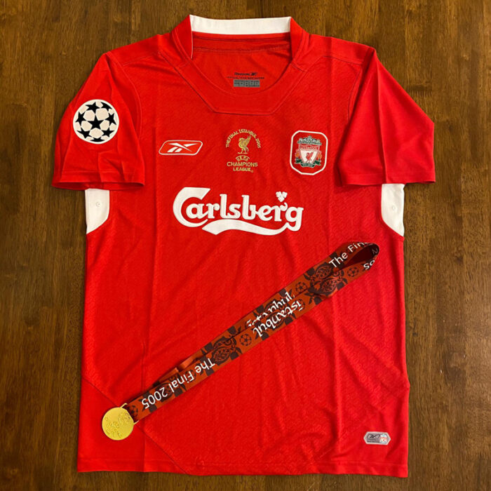 Liverpool イスタンブール2005シリーズ 2XLサイズ 新品未使用 Liverpool Home Shirt Istanbul 2005