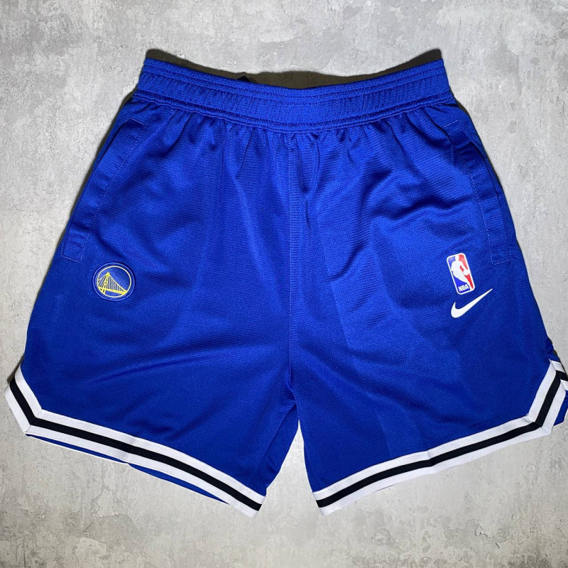 Golden State Warriors All Blue NBA Shorts Matador Design