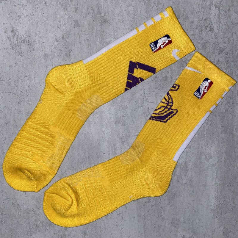 Nike Nba Lakers Socks NWT Nike NBA Elite Team Issued Ankle Low Cut