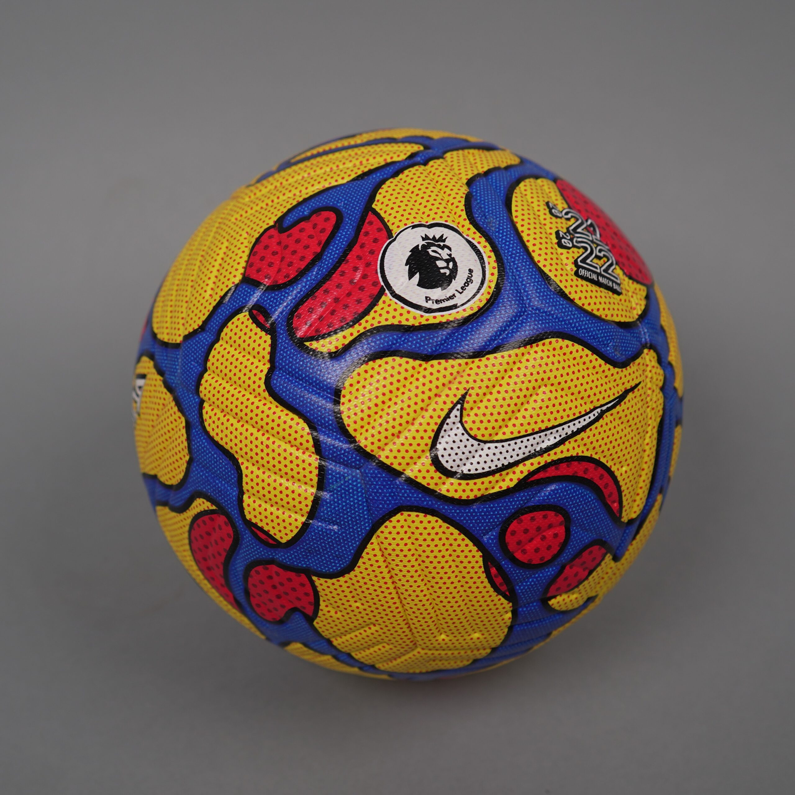 Premier league yellow and blue Ball 21/22 Matador Design